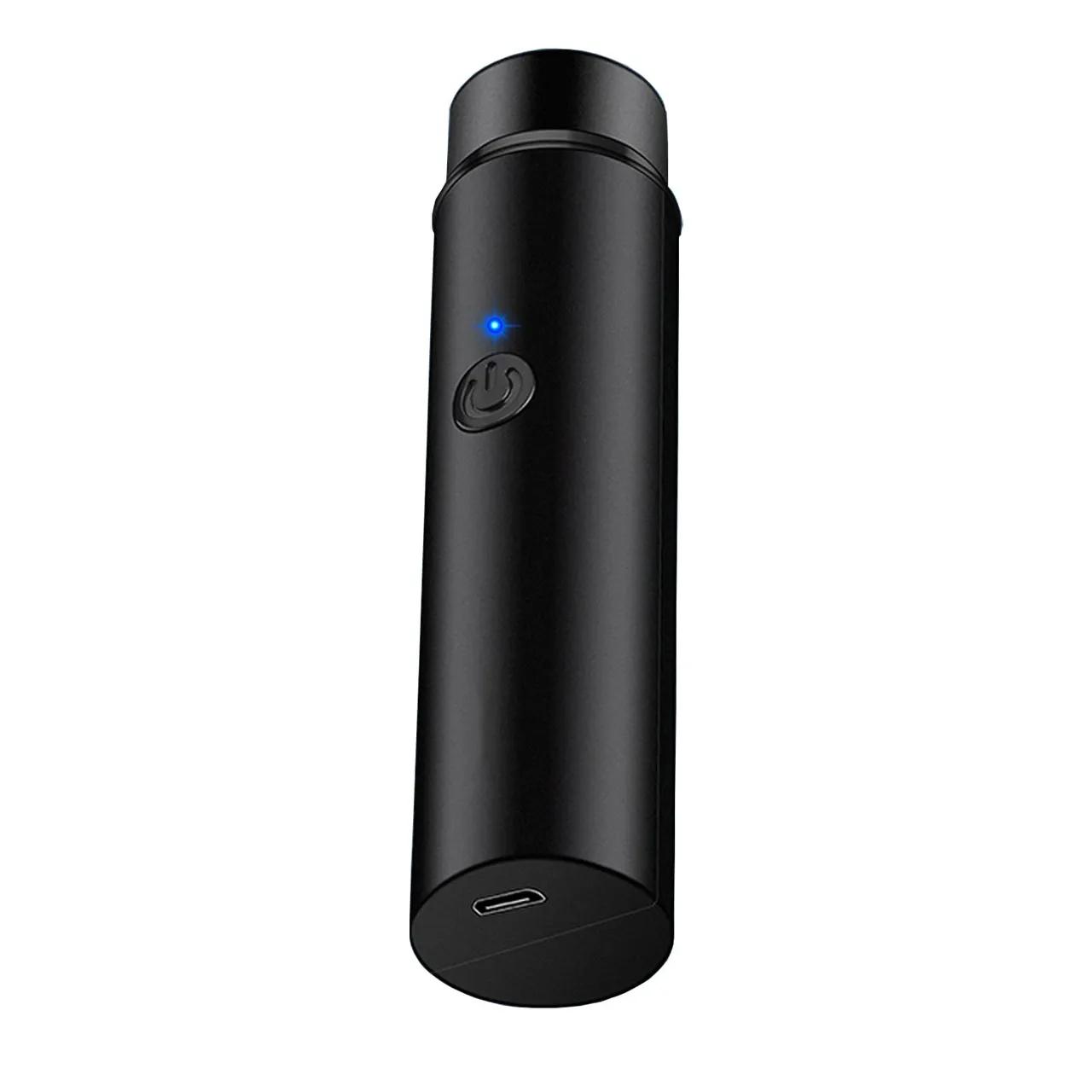 Black portable vaporizer device